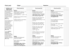 First level mental maths planner NEW
