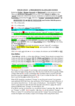 FINCH CINCH - A PROGRESSIVE SLAM\GAME SYSTEM