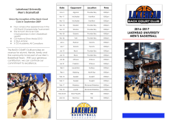 2016 Back Court Club Brochure
