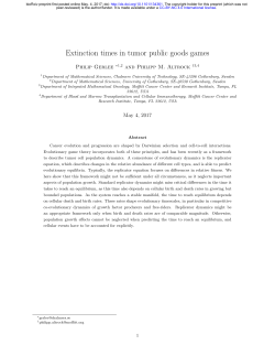 Extinction Times In Tumor Public Goods Games