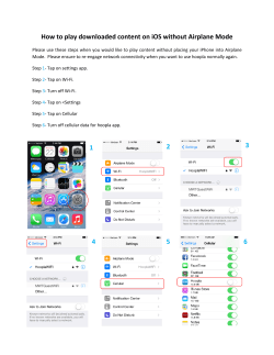 How to play downloaded content on iOS without Airplane Mode 1 2