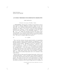AN INDEX THEOREM FOR DISSIPATIVE