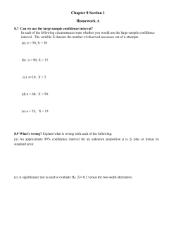 Chapter 8 Section 1 Homework A