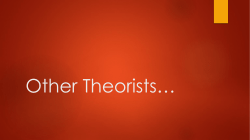 Other Theorists*