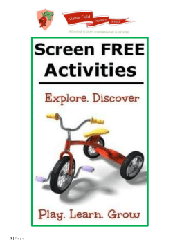 HOW TO MAKE A BOAT - Manor Field Primary School