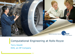 Facilitating Computational Engineering in Rolls-Royce