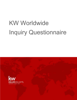 Thank you for your interest in Keller Williams