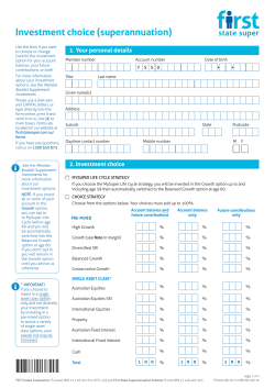 Make an investment choice (FSS009)