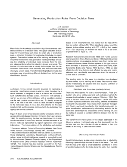 Generating Production Rules From Decision Trees