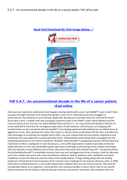PdF EAT: An unconventional decade in the life of a