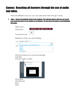 Using Audio and Video to Reach All Learners