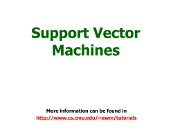 Support Vector Machine