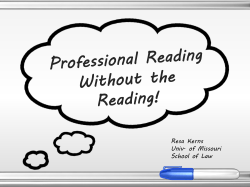 Professional Reading without the Reading! The ONE Thing