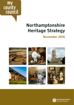 Northamptonshire Heritage Strategy