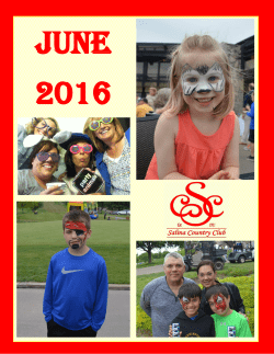 June 2016 - Salina Country Club