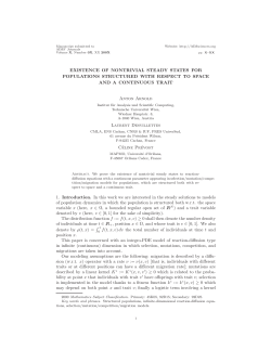 Existence of nontrivial steady states for populations - ASC