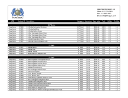 MFG Product ID Description Category Item price Case price Pack