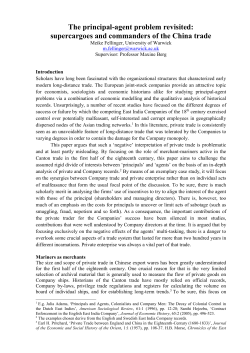 The principal-agent problem revisited