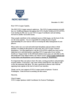 dynamic national tennis rating program