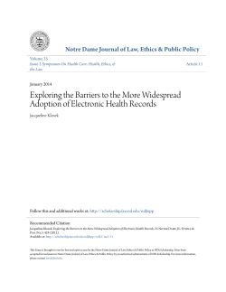 Exploring the Barriers to the More Widespread
