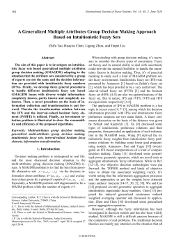 A Generalized Multiple Attributes Group Decision Making Approach