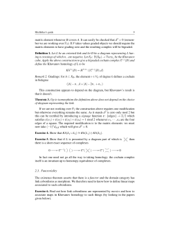 matrix element whenever B covers A. It can easily be checked that d