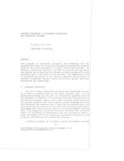 dominant strategies in stochastic allocation and scheduling
