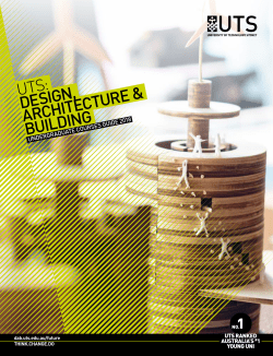 Undergraduate course guide - University of Technology Sydney