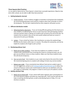 Three Squares Best Practices