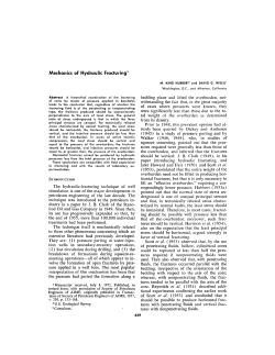 Mechanics of Hydraulic Fracturing
