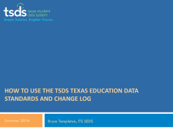 11 - Using TEDS and Changelogs