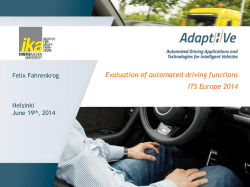 Evaluation of automated driving functions - adaptive-ip
