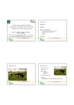 Factors associated with the technical, allocative and economic