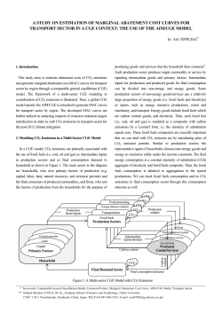 a study on estimation of marginal abatement cost curves for