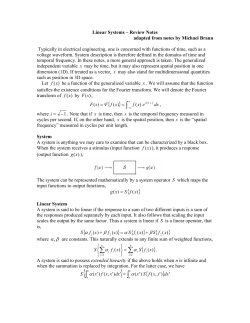 Linear Systems