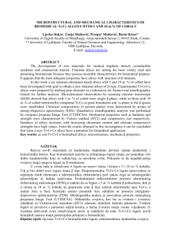Microstructural and mechanical characteristics of biomedical Ti