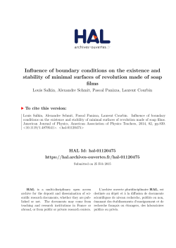Influence of boundary conditions on the existence and stability