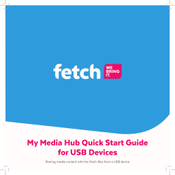 My Media Hub Guide - USB