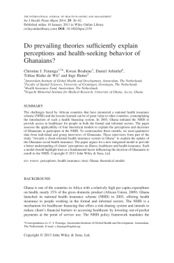 Do prevailing theories sufficiently explain perceptions and