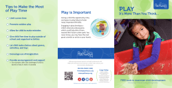 Play is Important Tips to Make the Most of Play Time