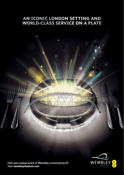 Host your unique event at Wembley connected by EE Visit
