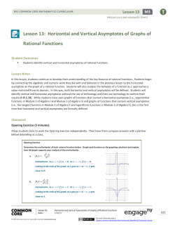 Geometry Module 3, Topic B, Lesson 13: Teacher