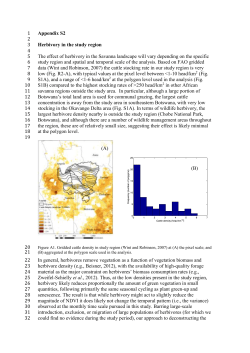 Appendix S2 Herbivory in the study region The effect of herbivory in