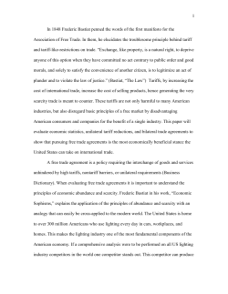In 1848 Frederic Bastiat penned the words of the first manifesto for