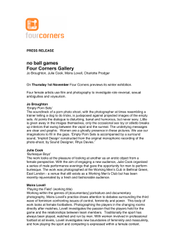 no ball games Four Corners Gallery
