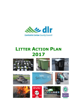 litter action plan - Dun Laoghaire Rathdown County Council