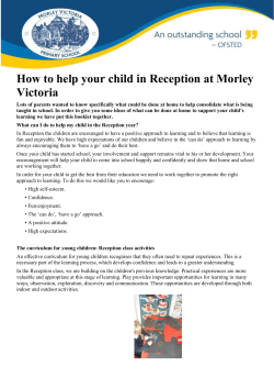 Helping your child at home booklet