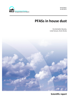 PFASs in house dust