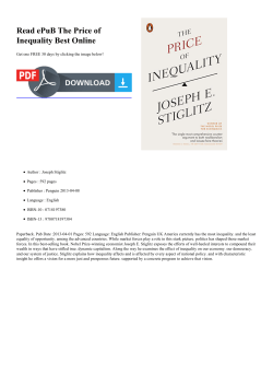 Read ePuB The Price of Inequality Best Online