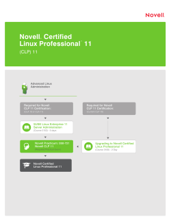 Certification - SUSE Training